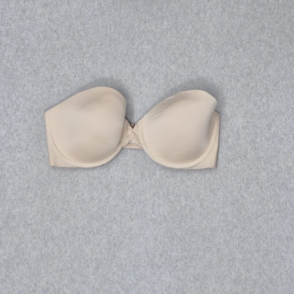 Victoria's Secret Women Bra 36D Beige T Shirt Underwired Multiway READ